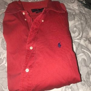 Men's long sleeved POLO by Ralph Lauren shirt.